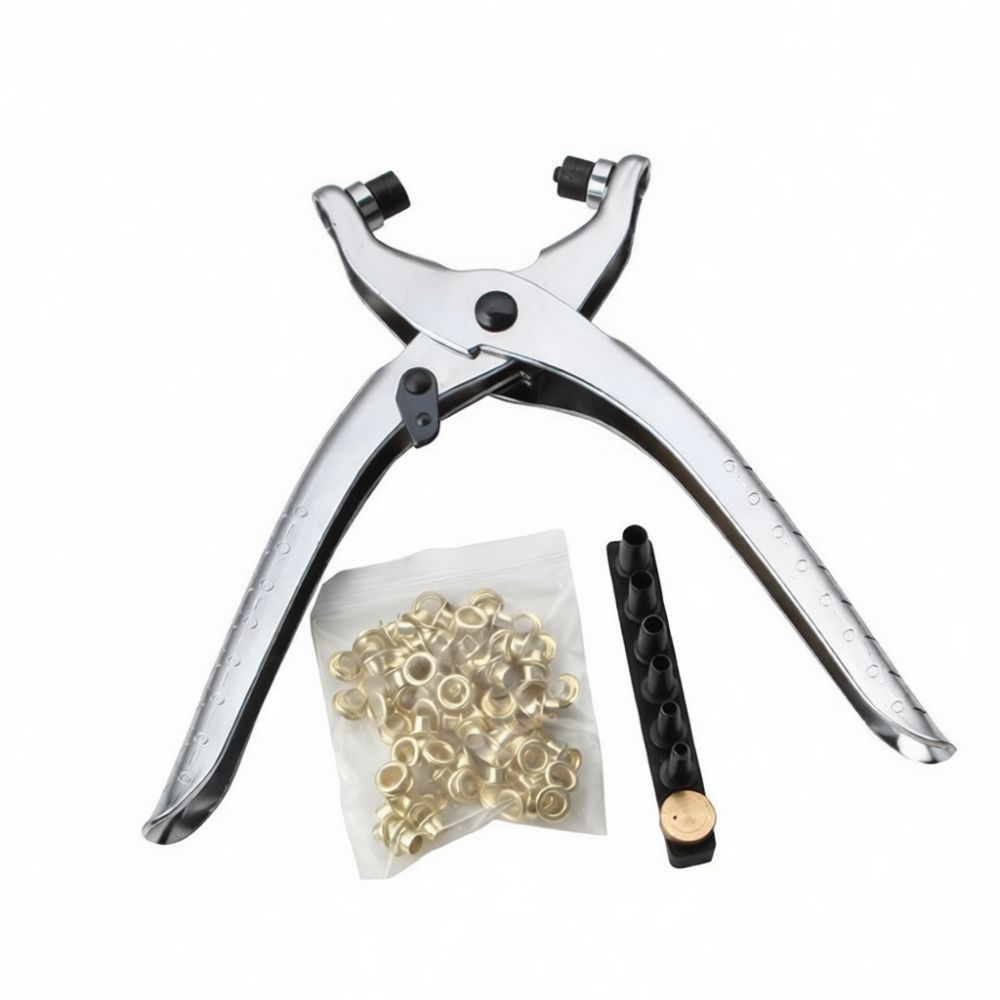 Leatherwork Hand Press - Professional Leather Hole Punch Tool Interchangeable
