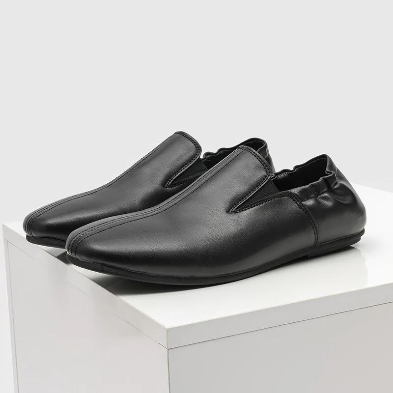 Leatherwork Designs - Brand Men Casual Shoes Slip On