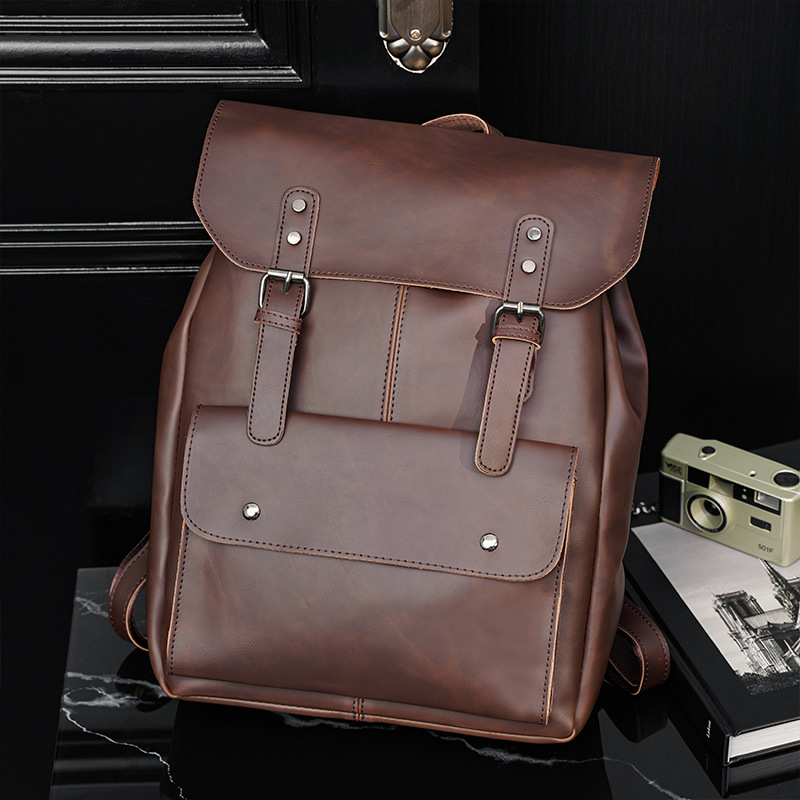 Vintage Men's Leather Backpack - огляд і ціна Leather Work Rucksack Mens