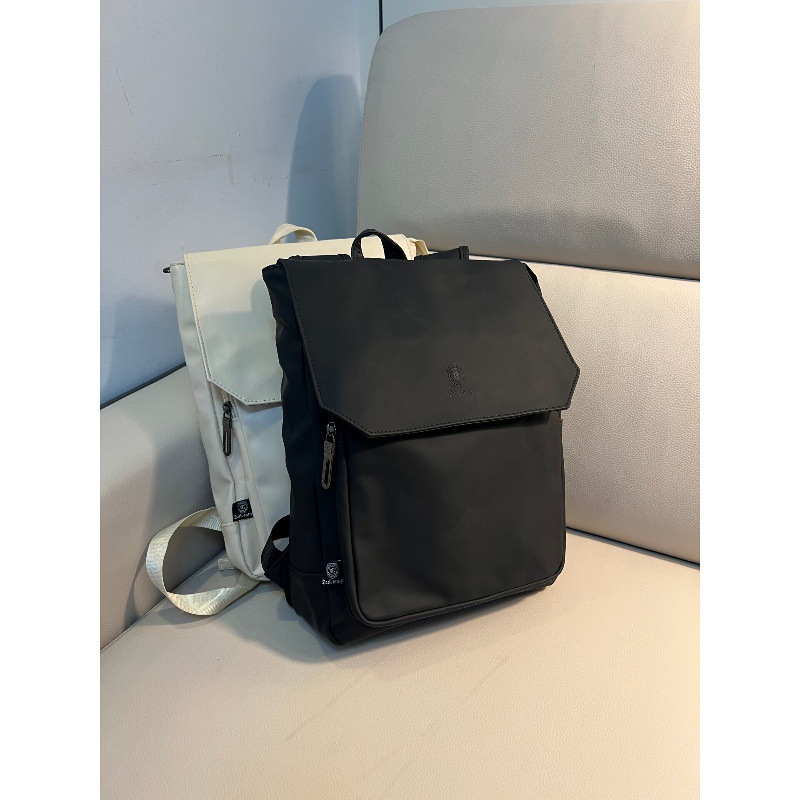 High Quality Flap PU Leather L - огляд і ціна Leather Work Rucksack Mens