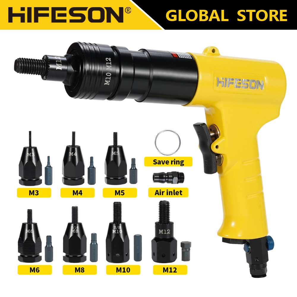 Pneumatic Air Rivet Nut Guns I - огляд і ціна Rivet Setter Tool