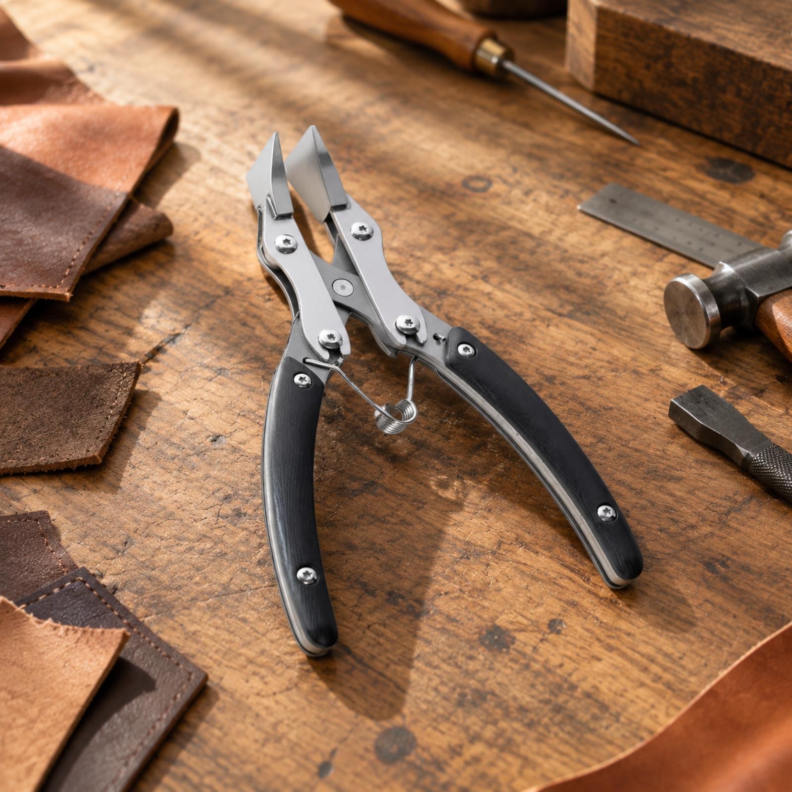 Flat Nose Pliers Leather Craft - огляд і ціна Leatherwork Hand Press