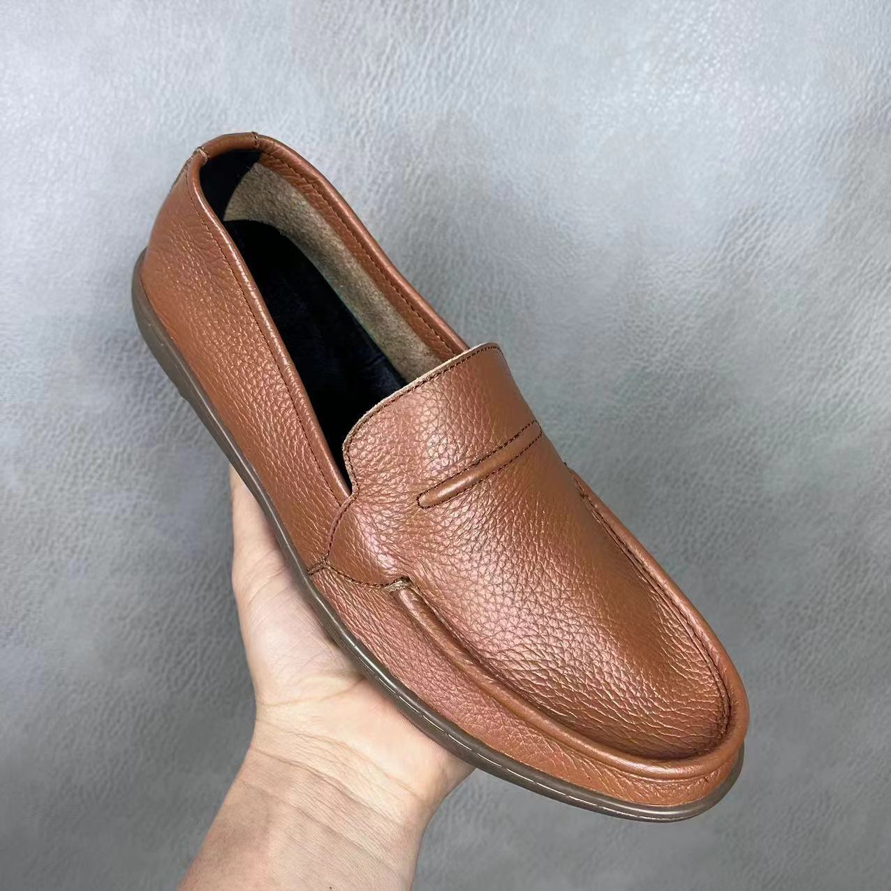Low-Top Round Toe Men's Leathe - огляд і ціна Leatherwork Designs