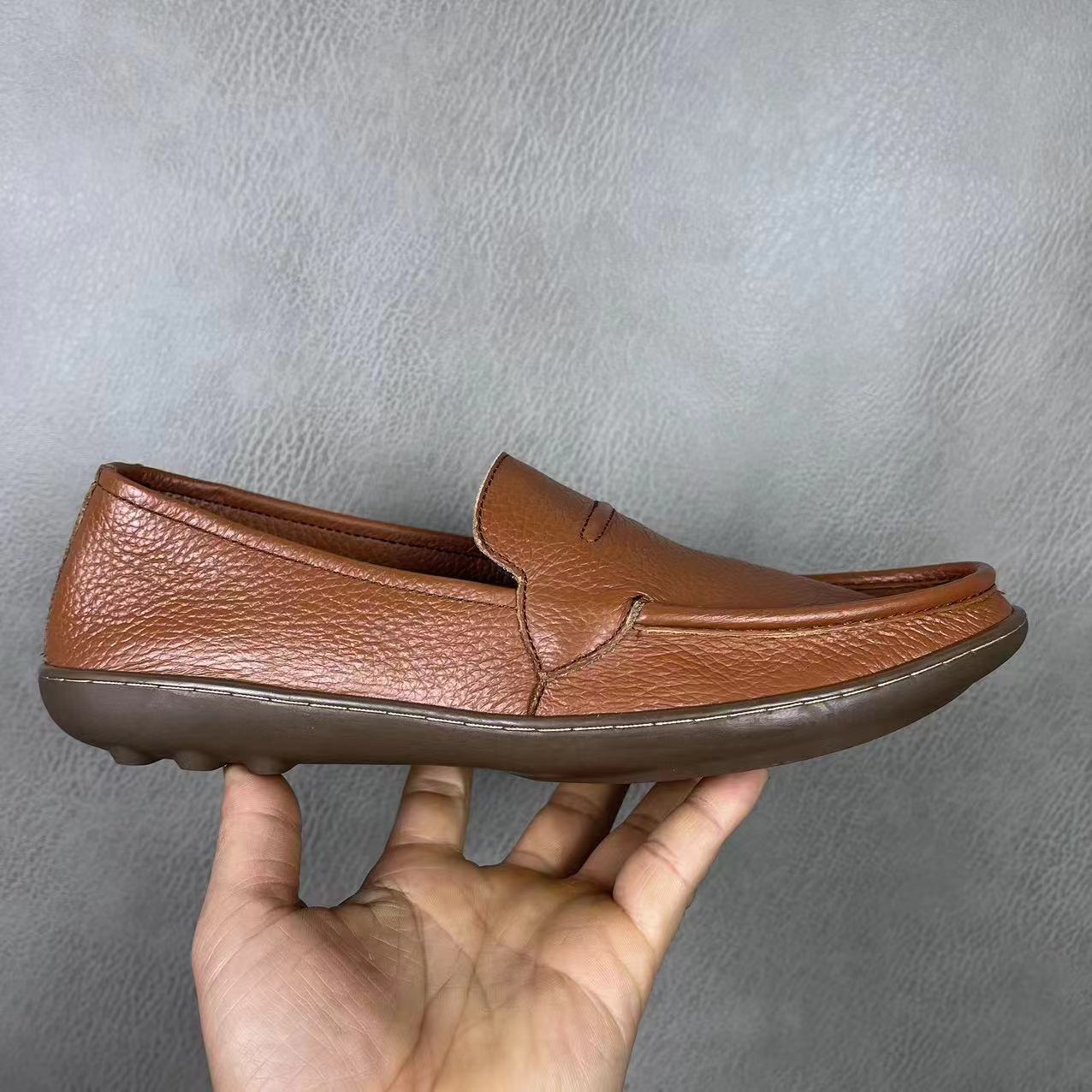 Low-Top Round Toe Men's Leathe - огляд і ціна Leatherwork Designs
