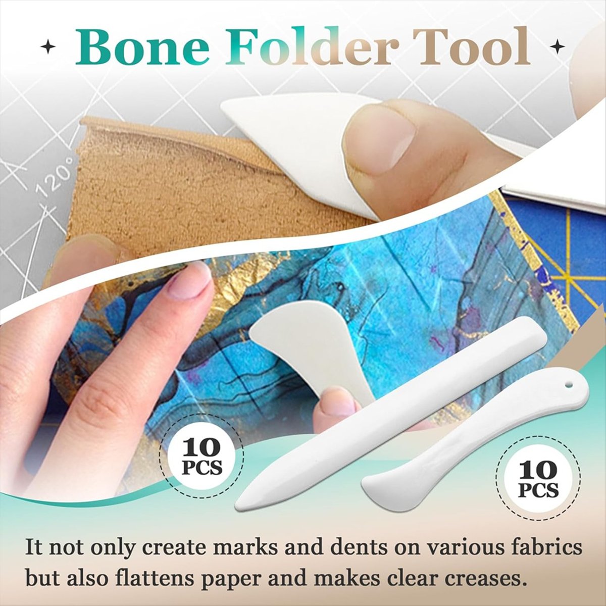【Best Seller】20 Pcs Bone Folde - огляд і ціна Bone Folder Tool