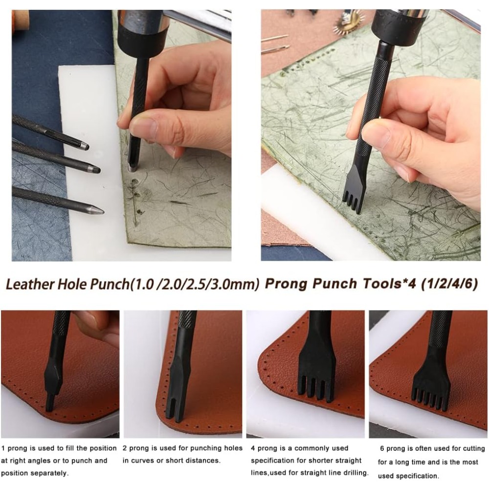 Leather Working Tools Practica - огляд і ціна Groover Stitching Tool